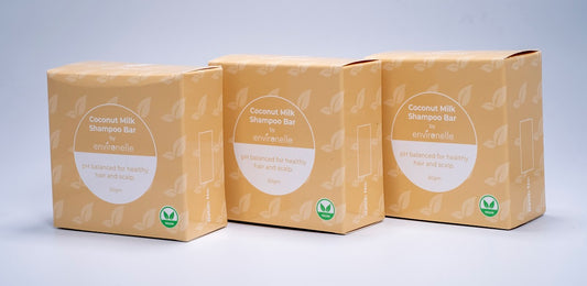 Why Use Coconut Shampoo Bars - Environelle Soap Bars