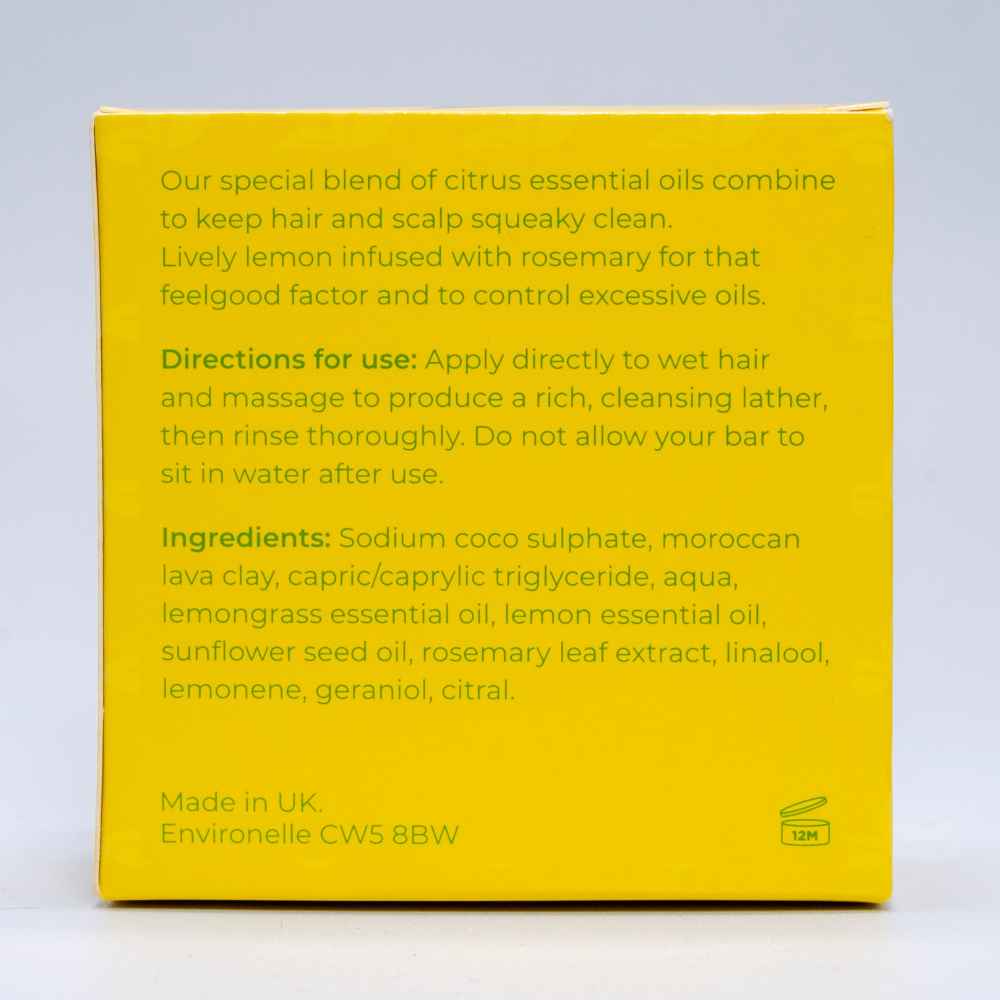 Citrus Burst Shampoo Bar - Rear box