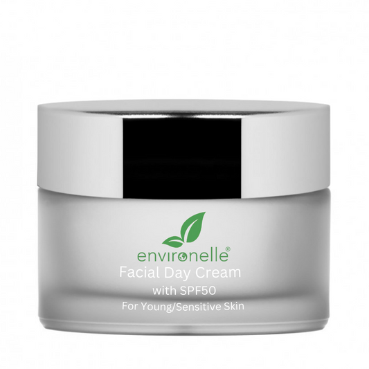 Facial Day Cream for Young Sensitive Skin with SPF 50 50ml