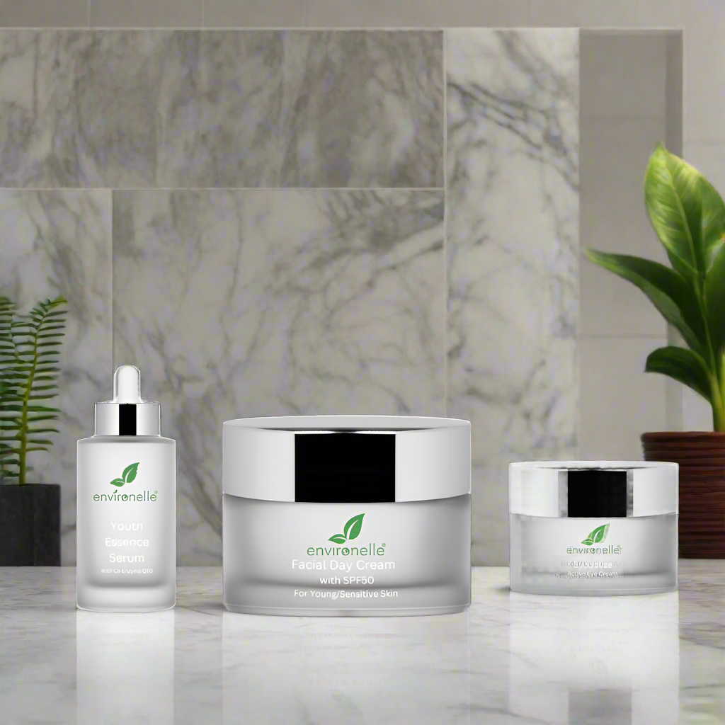 Three skincare products