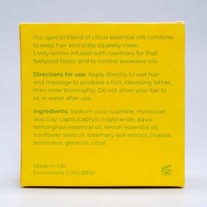 Citrus Burst Shampoo Bar - Rear box