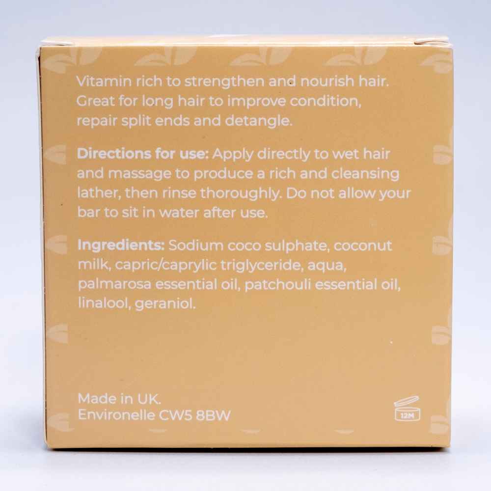 Coconut Milk Shampoo Bar | Hair Care | Environelle